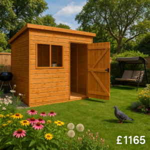 9'x6' Tiger Shiplap Extra High Pent - Heavy Duty Framing - 0% Finance - Buy Now Pay Later - Tiger Sheds