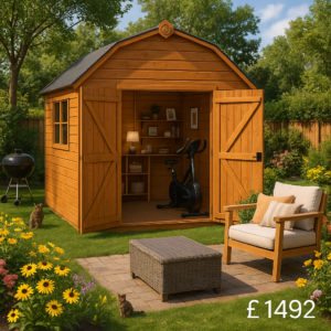 Garden Gym Room - 12'x8' Tiger Mini Barn - 0% Finance - Buy Now Pay Later - Tiger Sheds
