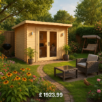 Garden Office - 8'x8' The Corbetti 28mm Log Cabin - 0% Finance - Buy Now Pay Later - Tiger Sheds