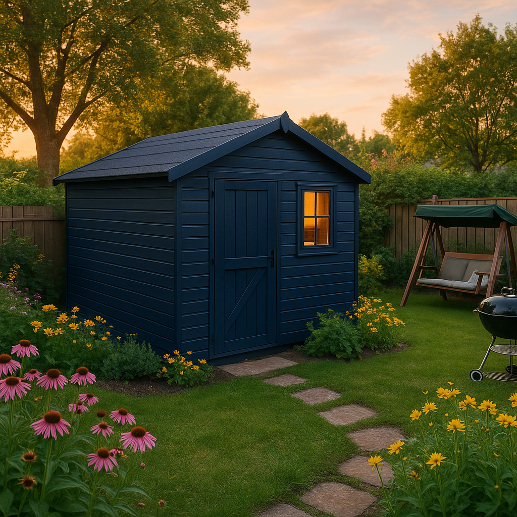 5L Midnight Blue Exterior Paint - Tiger Sheds