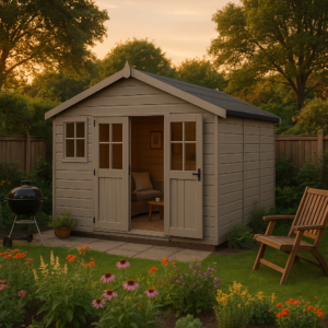 5L Taupe Exterior Paint - Tiger Sheds