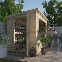 14'x10' The Garden Bar Shed - Tiger Garden Bar Shed - 0% Finance - Buy Now Pay Later - Tiger Sheds