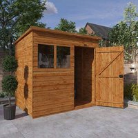 7'x5' Tiger Shiplap Pent Express Shed - 0% Finance - Buy Now Pay Later - Tiger Sheds