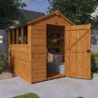 7'x5' Tiger Shiplap Apex Express Shed - Wooden Shiplap Sheds - 0% Finance - Buy Now Pay Later - Tiger Sheds